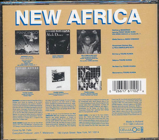 Fela Kuti, Toure Kunde, Manu Dibango, Herbie Hancock - New Africa CD