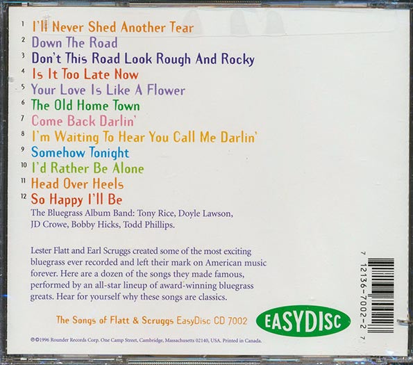 Flatt & Scruggs - The Songs Of Flatt & Scruggs (marked/ltd stock)