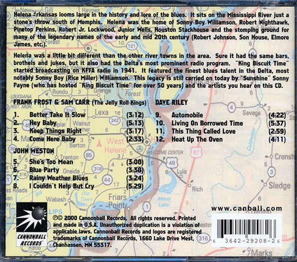 Frank Frost, Sam Carr - Blues Across America: The Helena Scene (marked/ltd stock)
