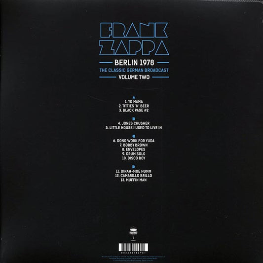 Frank Zappa - Berlin 1978 Volume 2: The Classic German Broadcast (2xLP)