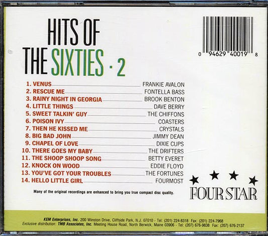 Frankie Avalon, Fontella Bass, Jimmy Dean, Etc. - Hits Of The Sixties Volume 2