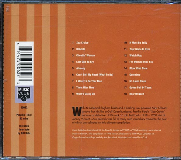 Frankie Ford - Sea Cruise: The Very Best Of Frankie Ford