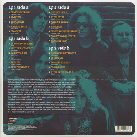 Fraternity - Bon Scott Sessions 1971-1972 (2xLP) (180g)