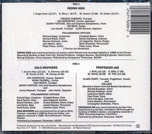 Freddie Hubbard & Friends - Riding High + Solo Brothers + Professor Jive (2xCD)