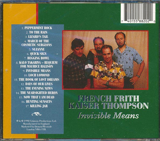 French Frith Kaiser Thompson - Invisible Means