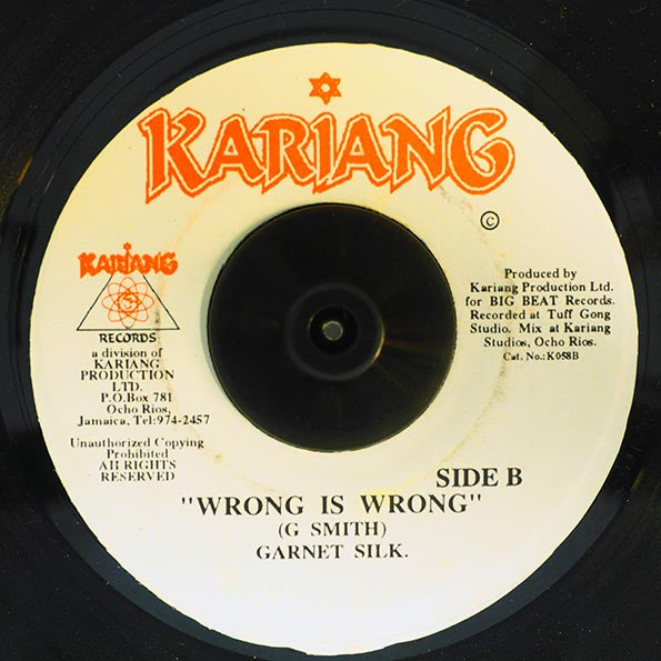 Garnett Silk - Wrong Is Wrong / Garnett Silk - Wrong Is Wrong