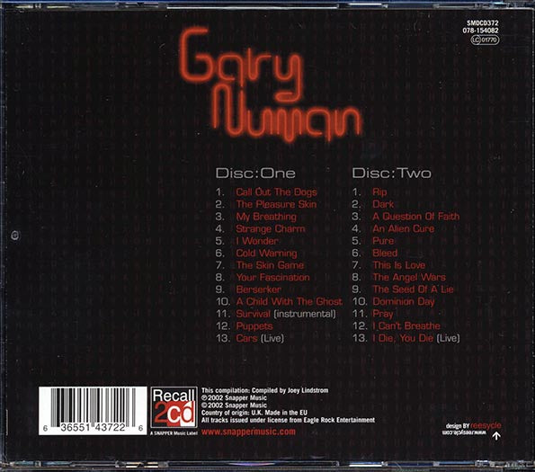 Gary Numan - Dark Wonders (26 tracks) (2xCD)