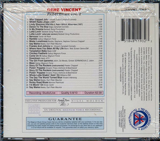 Gene Vincent - Rebel Heart Volume 2