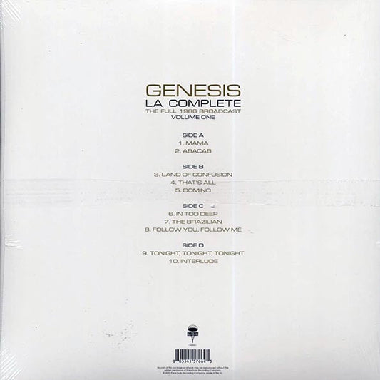 Genesis - LA Complete Volume 1: The Full 1986 Broadcast (2xLP)