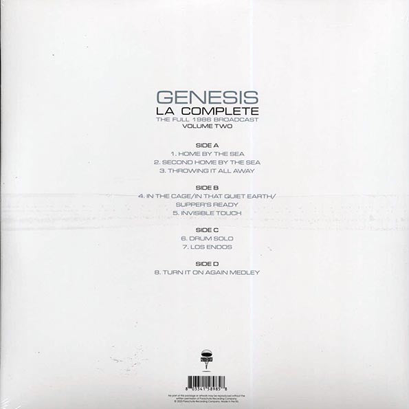 Genesis - LA Complete Volume 2: The Full 1986 Broadcast (2xLP)