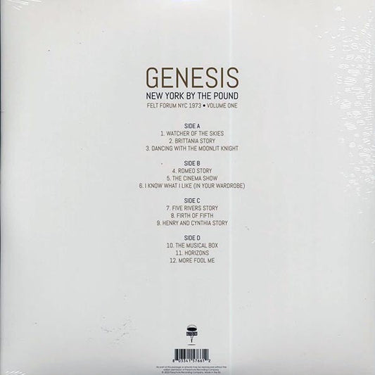 Genesis - New York By The Pound Volume 1: Felt Forum NYC 1973 (2xLP)