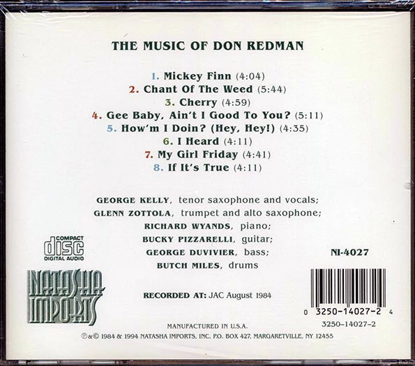 George Kelly, Bucky Pizzarelli, Richard Wyands, Etc. - The Music Of Don Redman