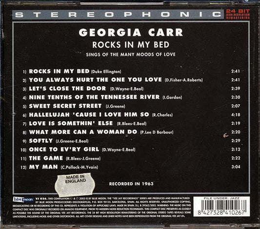 Georgia Carr - Rocks In My Bed: Sings Of The Many Moods Of Love