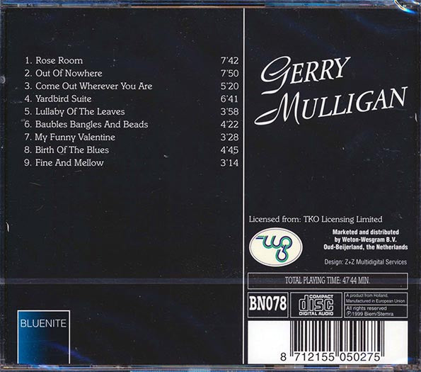 Gerry Mulligan - My Funny Valentine