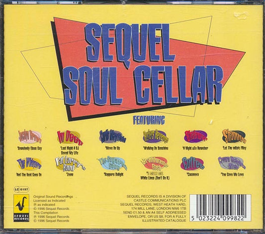 Grandmaster Flash, The Sugarhill Gang, Shalamar, The Whispers, Fat Larry's Band, Etc. - Sequel Soul Cellar
