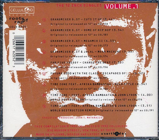 Grandmixer D St, Fab Five Freddy, Time Zone, Etc. - Roots Of Rap: The 12 Inch Singles Volume 1 CD