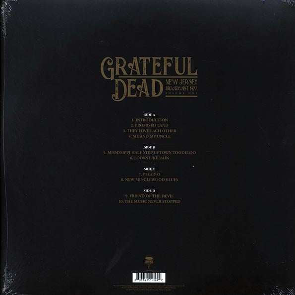 Grateful Dead - New Jersey Broadcast 1977 Volume 1 (ltd. ed.) (2xLP)