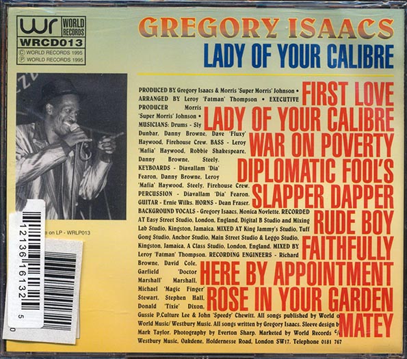 Gregory Isaacs - Lady Of Your Calibre