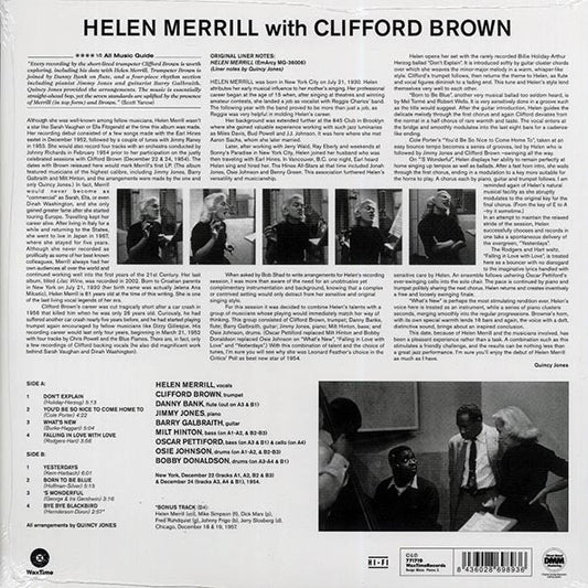 Helen Merrill, Clifford Brown - Helen Merrill With Clifford Brown (+bonus track) (ltd. ed.) (180g) (remastered)