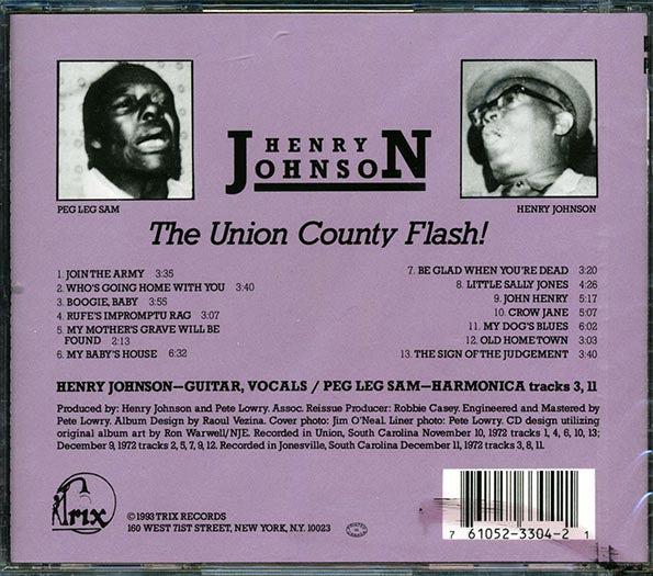 Henry Johnson - The Union County Flash