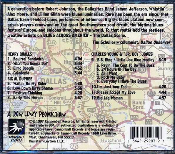 Henry Qualls, Big Al Dupree, Charles Young, Jr. Boy Jones - Blues Across America: The Dallas Scene