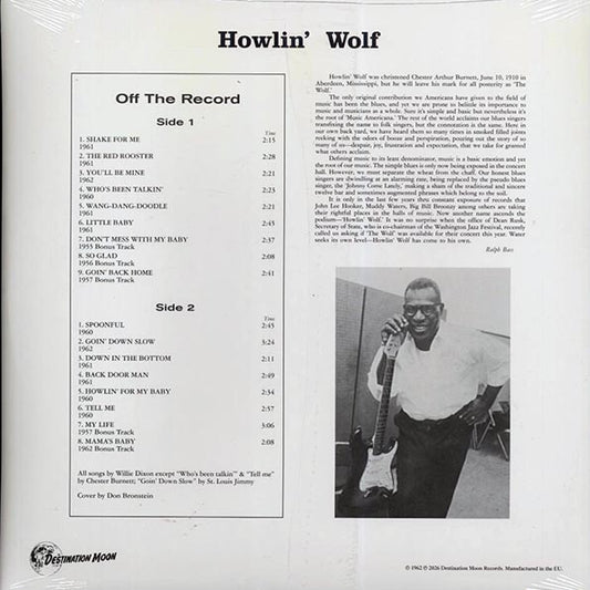 Howlin' Wolf - Howlin' Wolf (Rockin' Chair) (ltd. 500 copies made) (clear vinyl)