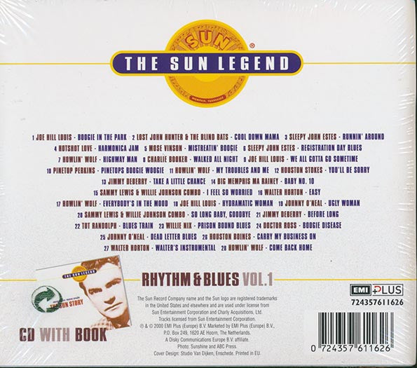 Howlin' Wolf, Joe Hill Louis, Big Memphis Ma Rainey, Etc. - The Sun Legend: Rhythm & Blues Volume 1