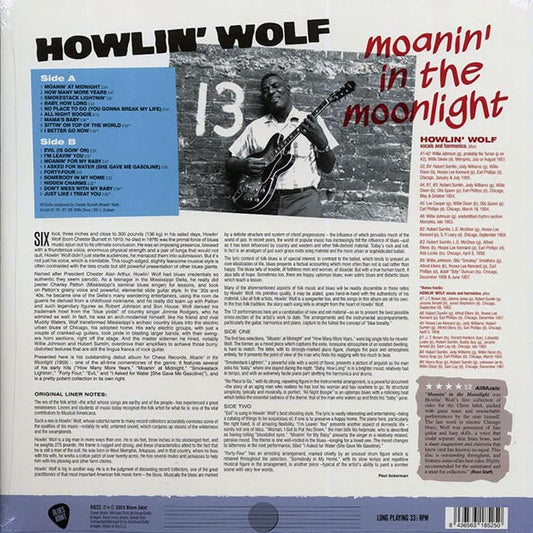 Howlin' Wolf - Moanin' In The Moonlight (+6 bonus tracks) (ltd. ed.) (180g)