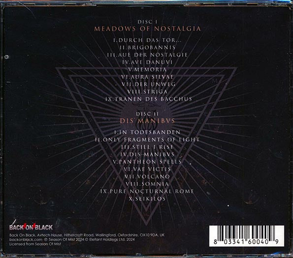 Imperium Dekadenz - Meadows Of Nostalgia + Dis Manibvs (2 albums on 2 CDs) (2xCD)