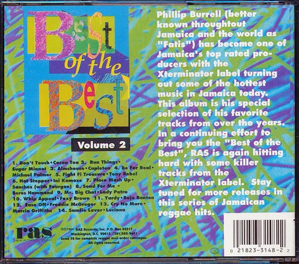 Ini Kamoze, Cocoa Tea, Beres Hammond, Etc. - Best Of The Best Volume 2: Xterminator Label (marked/ltd stock)