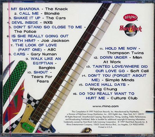 INXS, Blondie, The Knack, The Cars, The Bangles, Simple Minds, Wang Chung, Etc. - Hard Rock Cafe Presents New Wave (marked/ltd stock)