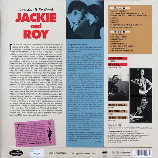 Jackie And Roy - You Smell So Good (+4 bonus tracks) (180g)