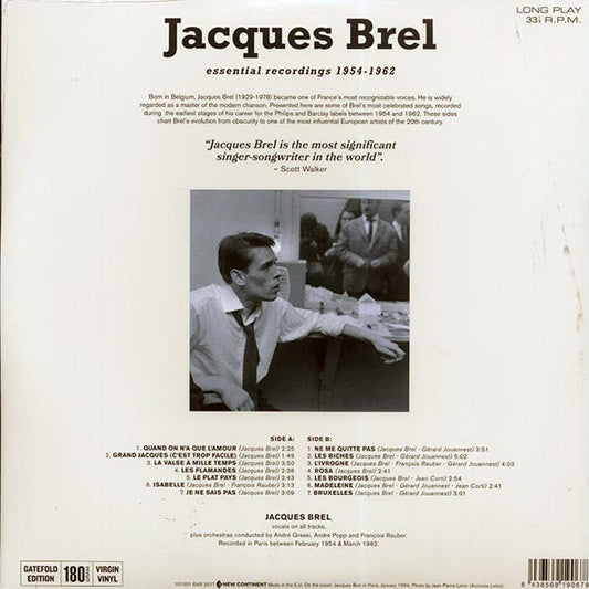 Jacques Brel - Essential Recordings 1954-1962 (ltd. ed.) (180g)