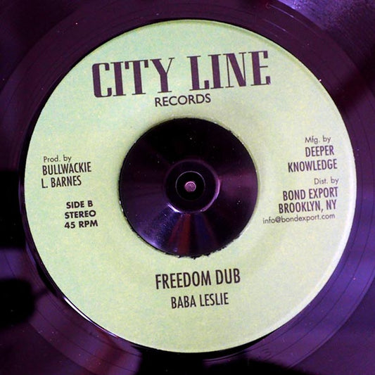Jah I Maz - Freedom Is A Must / Baba Leslie - Freedom Dub