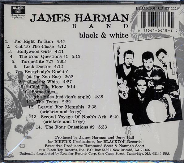 James Harman Band - Black & White