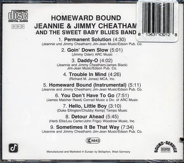 Jeannie & Jimmy Cheatham - Homeward Bound (marked/ltd stock)