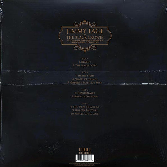 Jimmy Page, The Black Crowes - New York 2000 Volume 2: The Complete Jones Beach Broadcast (2xLP)