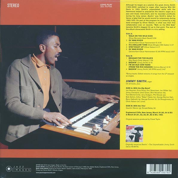 Jimmy Smith - Bashin' (+2 bonus tracks) (ltd. ed.) (180g)