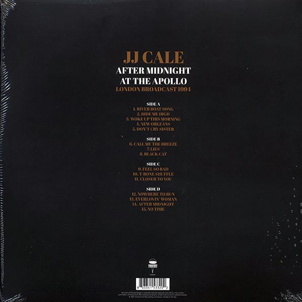 JJ Cale - After Midnight At The Apollo: London Broadcast 1994 (2xLP)