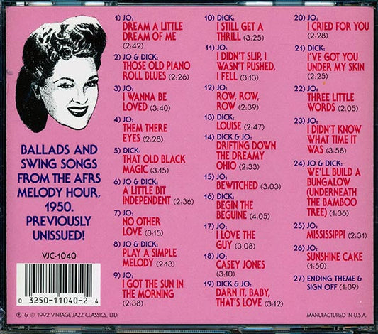 Jo Stafford, Dick Haymes - Drifting And Dreaming With Jo Stafford