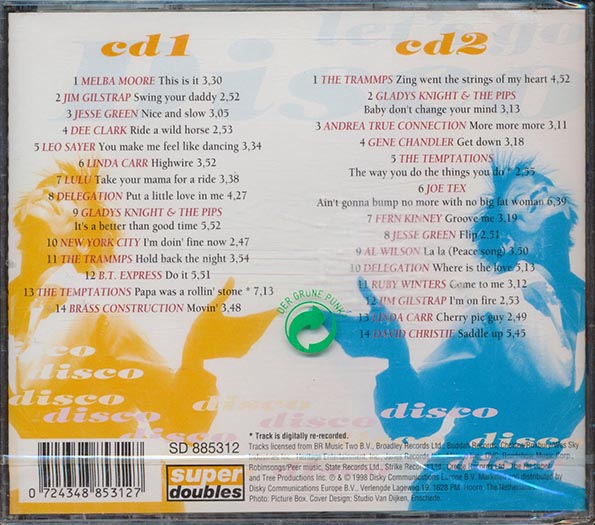 Joe Tex, The Temptations, Jesse Green, Etc. - Let's Go Disco (28 tracks) (2xCD)