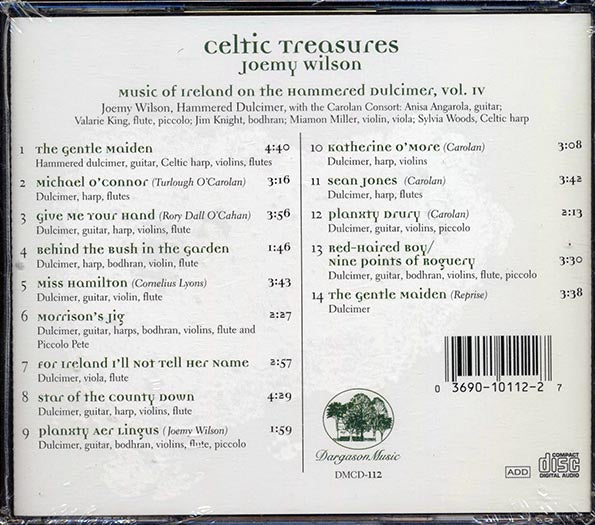 Joemy Wilson - Celtic Treasures: Music Of Ireland On The Hammered Dulcimer Volume 4