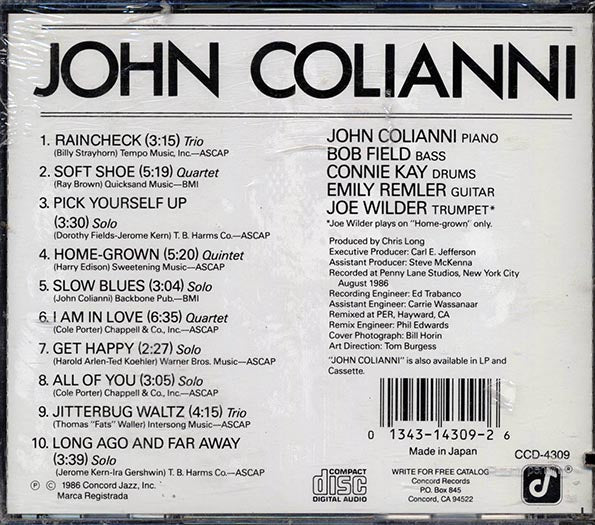 John Colianni - John Colianni (marked/ltd stock)