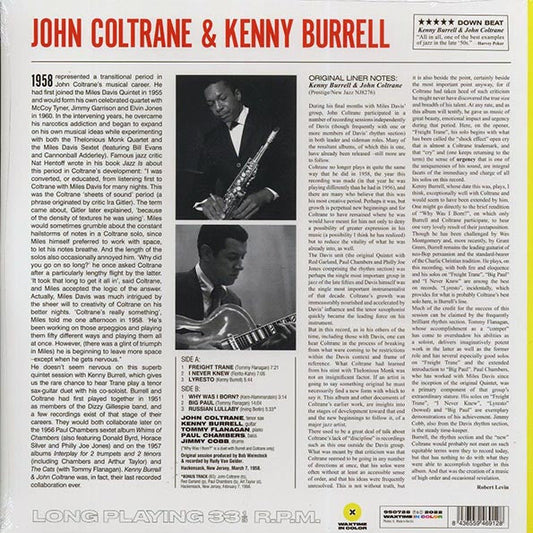 John Coltrane, Kenny Burrell - John Coltrane & Kenny Burrell (+bonus track) (mono) (ltd. ed.) (180g) (yellow vinyl)