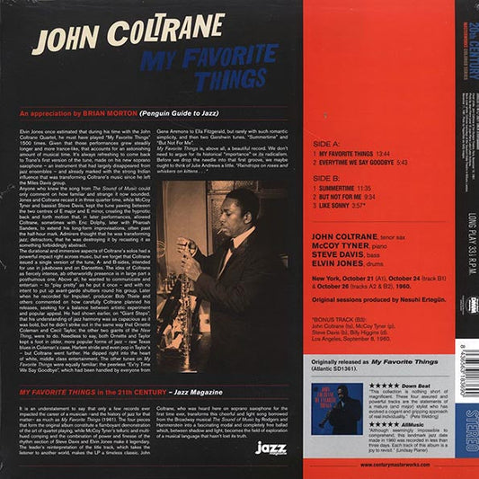 John Coltrane - My Favorite Things (+bonus track) (ltd. ed.) (180g) (red vinyl)