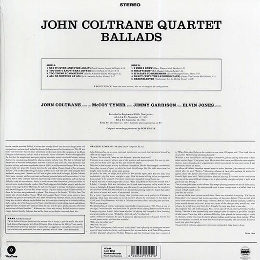 John Coltrane Quartet - Ballads (+bonus track) (ltd. ed.) (180g) (remastered)