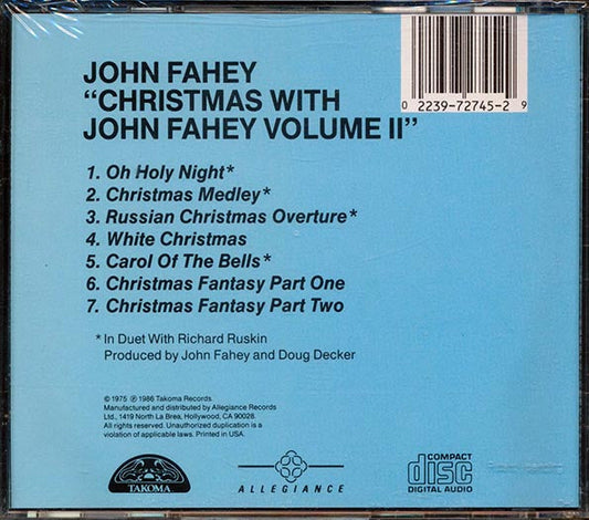 John Fahey - Christmas With John Fahey Volume 3