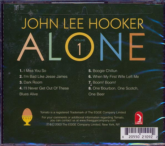 John Lee Hooker - Alone Volume 1