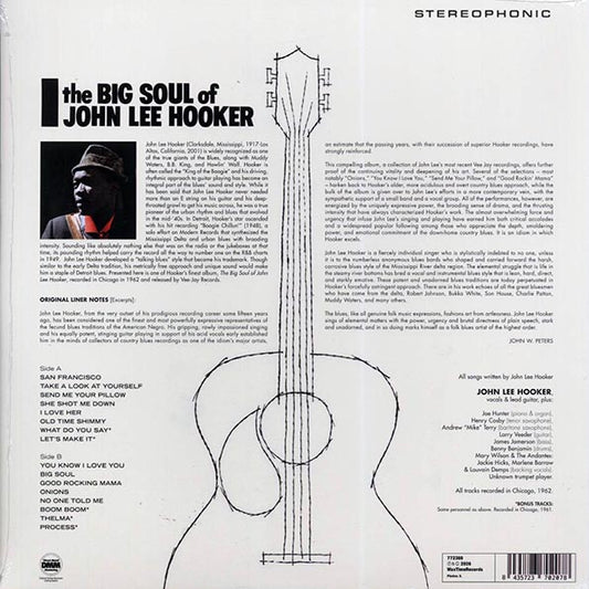 John Lee Hooker - The Big Soul Of John Lee Hooker (+5 bonus tracks) (ltd. ed.) (180g)