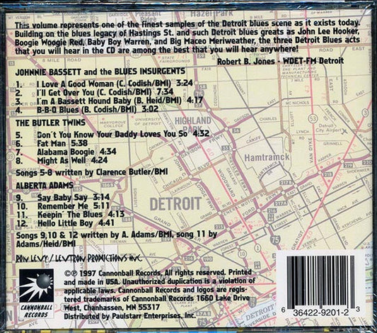 Johnnie Bassett, The Butler Twins, Alberta Adams - Blues Across America: The Detroit Scene